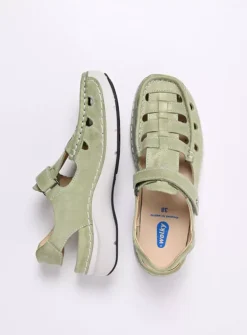 Sandalen<Wolky Rolling Sun - lichtgroen effectleer lichtgroeneffectleer