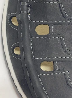 Sandalen<Wolky Rolling Sun - zwart leer zwartleer