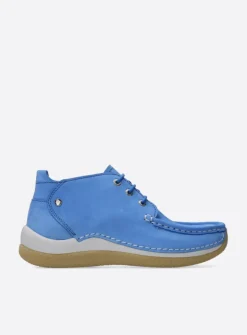 Lage Veterschoenen|Hoge Veterschoenen<Wolky Rosella - lichtblauw nubuck lichtblauwnubuck