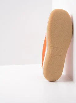 Lage Veterschoenen|Hoge Veterschoenen<Wolky Rosella - oranje nubuck oranjenubuck