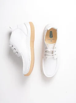 Lage Veterschoenen|Hoge Veterschoenen<Wolky Rosella - wit leer witleer