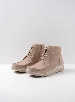 Hoge Veterschoenen<Wolky Salado - kaki nubuck kakinubuck