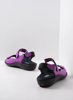 Sandalen<Wolky Salvia - fuchsia leer fuchsialeer