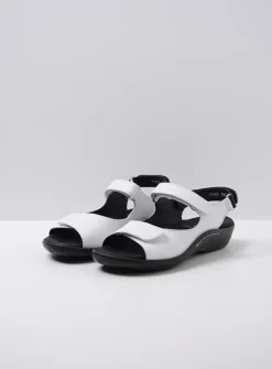 Sandalen<Wolky Salvia - wit leer witleer