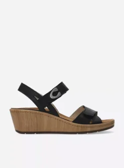Sandalen<Wolky Sanibel - zwart effectleer zwarteffectleer