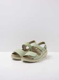 Sandalen<Wolky Santorini - lichtgroen nubuck lichtgroennubuck