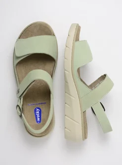 Sandalen<Wolky Santorini - lichtgroen nubuck lichtgroennubuck