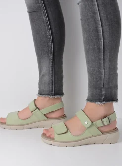 Sandalen<Wolky Santorini - lichtgroen nubuck lichtgroennubuck
