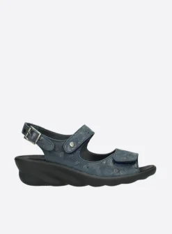 Sandalen<Wolky Scala - donkerblauw nubuck donkerblauwnubuck