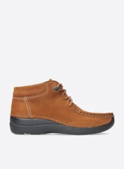 Hoge Veterschoenen|Herfst/Winter<Wolky Seamy Moc - cognac nubuck cognacnubuck