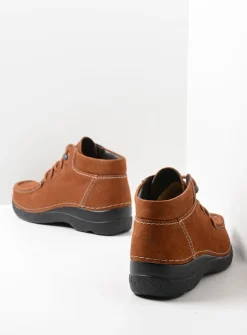 Hoge Veterschoenen|Herfst/Winter<Wolky Seamy Moc - cognac nubuck cognacnubuck