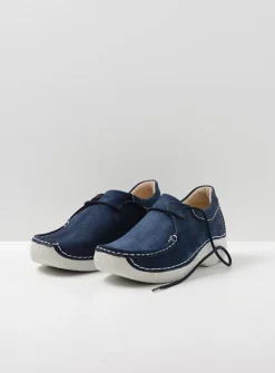 Lage Veterschoenen<Wolky Seamy Shoe - denim nubuck denimnubuck