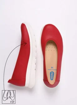Instappers<Wolky Snallerina F2F - rood biocare roodbiocare