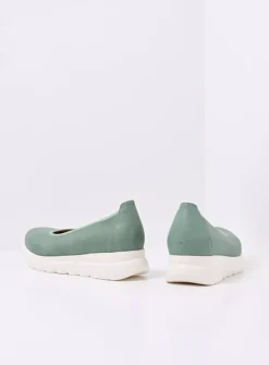 Instappers<Wolky Snallerina F2F - saliegroen biocare saliegroenbiocare