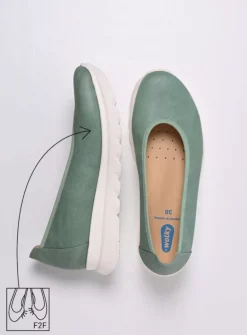 Instappers<Wolky Snallerina F2F - saliegroen biocare saliegroenbiocare