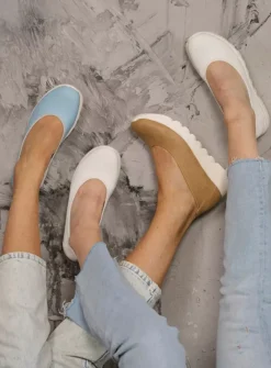 Instappers<Wolky Snallerina F2F - wit biocare witbiocare