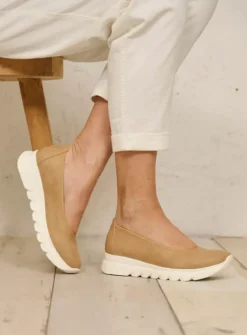 Instappers<Wolky Snallerina F2F - zand biocare zandbiocare