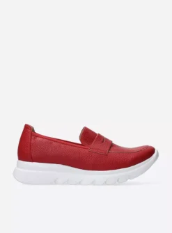 Instappers<Wolky Snoafer F2F - rood biocare roodbiocare