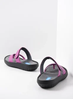 Slippers<Wolky Tahiti - fuchsia leer fuchsialeer
