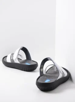 Slippers<Wolky Tahiti - wit leer witleer