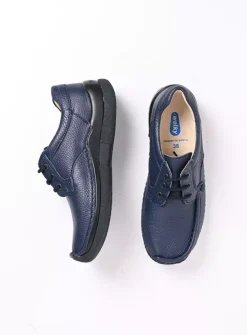 Lage Veterschoenen|Sneakers<Wolky Taranta - donkerblauw leer donkerblauwleer