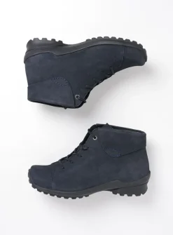 Hoge Veterschoenen|Herfst/Winter<Wolky Teton - blauw nubuck blauwnubuck