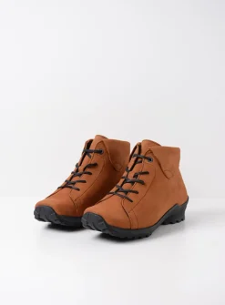 Hoge Veterschoenen|Herfst/Winter<Wolky Teton - cognac nubuck cognacnubuck