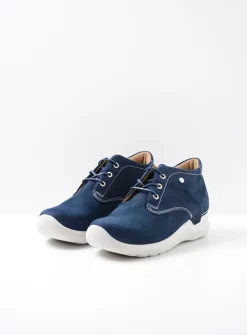 Hoge Veterschoenen|Wandelschoenen<Wolky Truth DB - denim nubuck denimnubuck