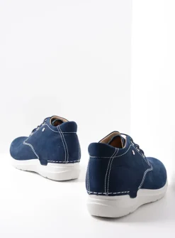Hoge Veterschoenen|Wandelschoenen<Wolky Truth DB - denim nubuck denimnubuck