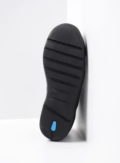 Hoge Veterschoenen|Wandelschoenen<Wolky Truth HV - zwart leer zwartleer