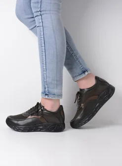 Lage Veterschoenen|Wandelschoenen<Wolky Vitality S2F - asfalt combi stretch leer asfaltcombistretchleer