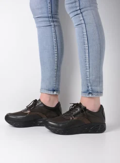 Lage Veterschoenen|Wandelschoenen<Wolky Vitality S2F - asfalt combi stretch leer asfaltcombistretchleer