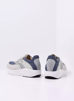 Lage Veterschoenen|Wandelschoenen<Wolky Vitality S2F - gebroken wit/jeans combi stretch leer gebrokenwit/jeanscombistretchleer