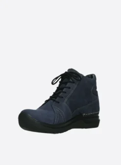 Hoge Veterschoenen|Wandelschoenen<Wolky Why - paars nubuck paarsnubuck