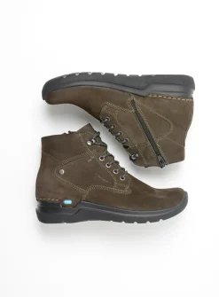 Hoge Veterschoenen|Wandelschoenen<Wolky Whynot - cactus nubuck cactusnubuck