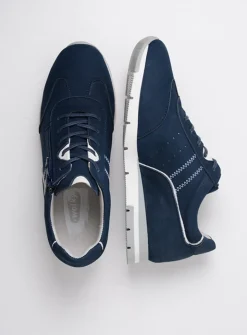 Sneakers|Lage Veterschoenen<Wolky Yell XW - denim nubuck denimnubuck