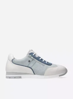 Lage Veterschoenen|Sneakers<Wolky Yell XW - gebroken wit/denim leer gebrokenwit/denimleer