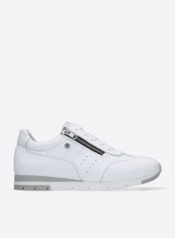 Lage Veterschoenen|Sneakers<Wolky Yell XW - wit leer witleer