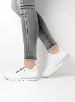 Lage Veterschoenen|Sneakers<Wolky Yell XW Vegan - wit