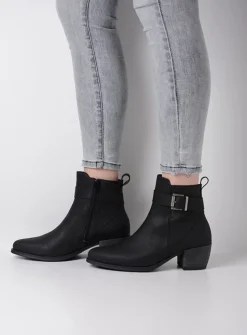 Herfst/Winter|Enkellaarsjes<Wolky Zavalla HV - zwart nubuck zwartnubuck